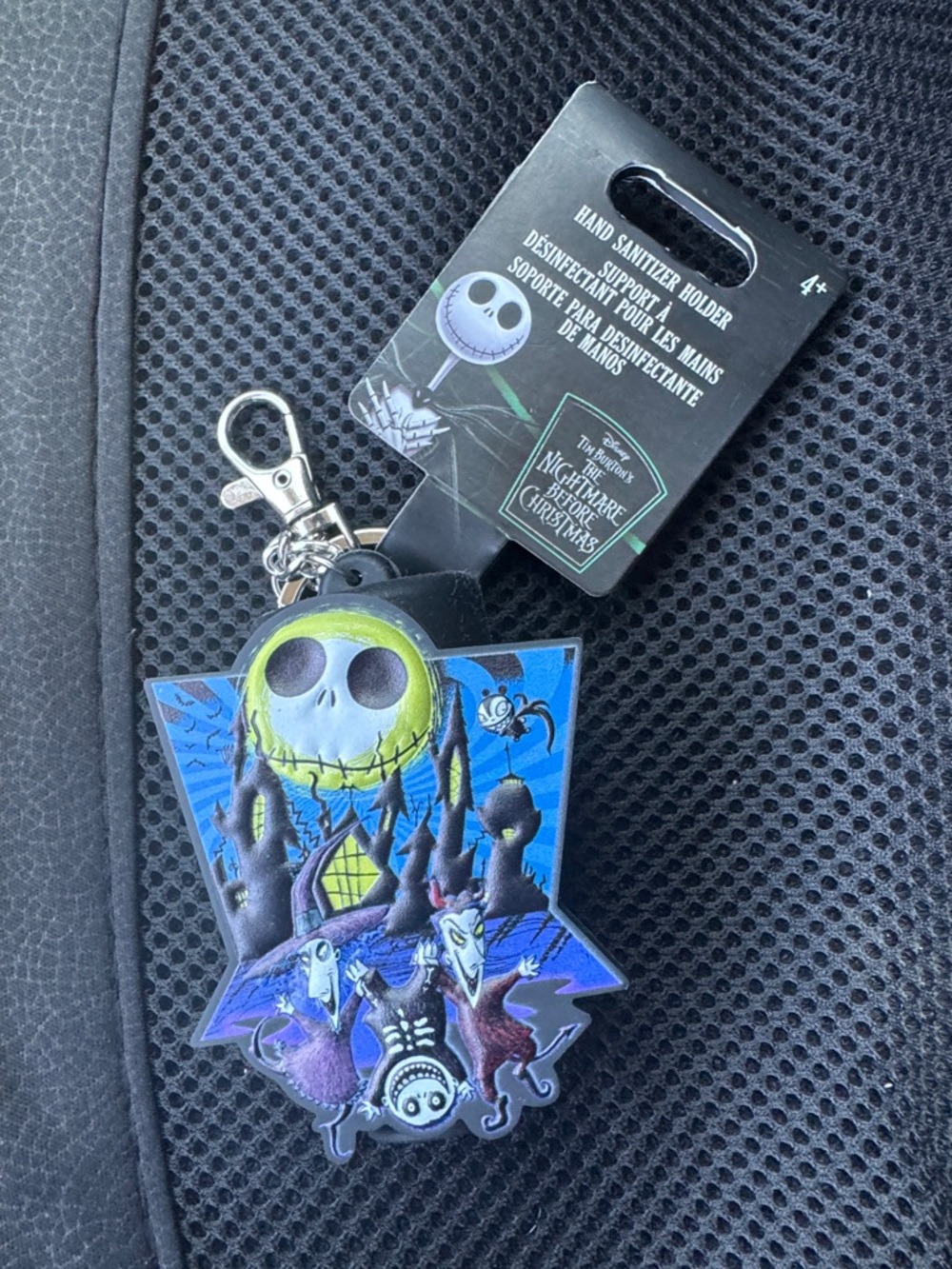 Disney Store Nightmare
Before Christmas Jack Hand Sanitizer Holder Keychain